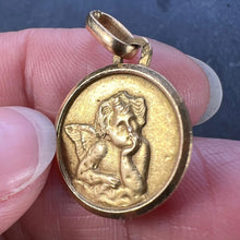 Load image into Gallery viewer, French Rafael’s Cherub 18K Yellow Gold Charm Pendant