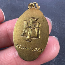 Load image into Gallery viewer, French Sellier Virgin Mary 18K Yellow Gold Medal Charm Pendant