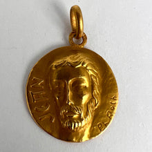 Load image into Gallery viewer, French Saint John the Baptist Jean 18K Yellow Gold Charm Pendant