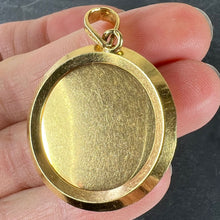 Load image into Gallery viewer, Large Augis French Plus Qu’Hier Ruby Diamond 18K Yellow Gold Love Charm Pendant