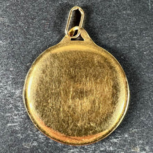 Load image into Gallery viewer, Vintage French Saint Christopher 18K Yellow Gold Charm Pendant Medal