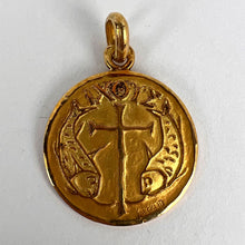 Load image into Gallery viewer, French Becker IXOYE Jesus Fish 18K Yellow Gold Medal Pendant