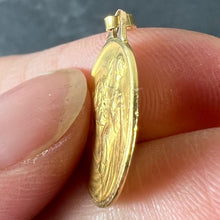 Load image into Gallery viewer, Vintage French Grun Saint Christopher 18K Yellow Gold Charm Pendant Medal