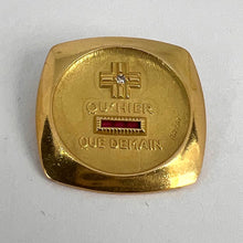 Load image into Gallery viewer, Augis French Plus Qu’Hier Ruby Diamond 18K Yellow Gold Love Charm Pendant