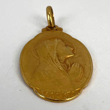 Load image into Gallery viewer, French Sellier Virgin Mary 18K Yellow Gold Medal Charm Pendant