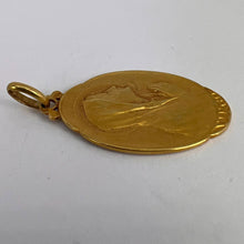 Load image into Gallery viewer, French Sellier Virgin Mary 18K Yellow Gold Medal Charm Pendant
