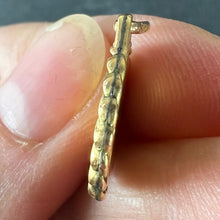 Load image into Gallery viewer, French Virgin Mary Rolled 18K Yellow Gold FIX Charm Pendant