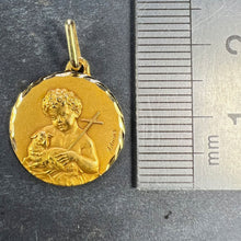 Load image into Gallery viewer, French Augis Saint John the Baptist 18K Yellow Gold Charm Pendant