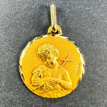 Load image into Gallery viewer, French Augis Saint John the Baptist 18K Yellow Gold Charm Pendant