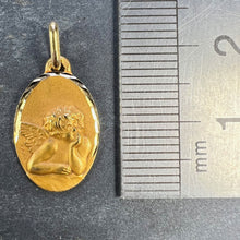 Load image into Gallery viewer, French Augis Raphael’s Cherub 18K Yellow Gold Charm Pendant