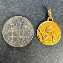 Load image into Gallery viewer, French Augis Raphael’s Cherub 18K Yellow Gold Charm Pendant