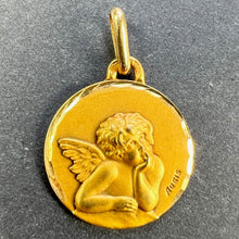 Load image into Gallery viewer, French Augis Raphael’s Cherub 18K Yellow Gold Charm Pendant
