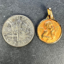 Load image into Gallery viewer, French Charma Raphael’s Cherub 18K Yellow Gold Charm Pendant