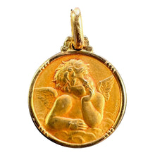 Load image into Gallery viewer, French Charma Raphael’s Cherub 18K Yellow Gold Charm Pendant