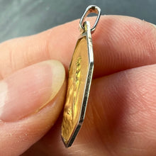 Load image into Gallery viewer, French Raphael’s Cherub 18K Yellow White Gold Charm Pendant