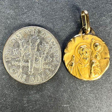 Load image into Gallery viewer, French Perroud Saint Christopher 18K Yellow Gold Medal Pendant