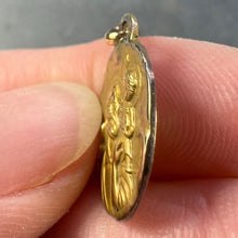 Load image into Gallery viewer, French Perroud Saint Christopher 18K Yellow Gold Medal Pendant