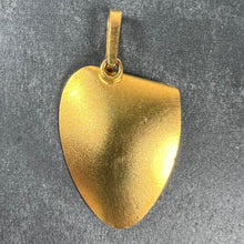 Load image into Gallery viewer, French Virgin Mary Heart Shaped 18K Yellow Gold Medal Pendant
