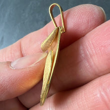 Load image into Gallery viewer, French Virgin Mary Heart Shaped 18K Yellow Gold Medal Pendant