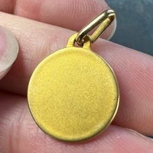 Load image into Gallery viewer, French Augis Mazzoni Jesus Christ Crown of Thorns  18K Yellow Gold Medal Pendant