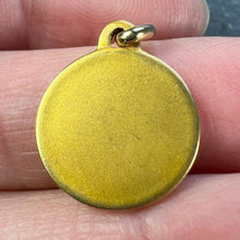 Load image into Gallery viewer, French Augis Mazzoni Jesus Christ Crown of Thorns  18K Yellow Gold Medal Pendant