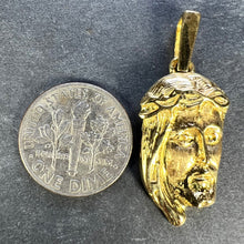 Load image into Gallery viewer, French Jesus Christ Crown of Thorns  18K Yellow Gold Medal Pendant