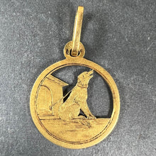 Load image into Gallery viewer, French 18K Yellow Gold Dog House Charm Pendant