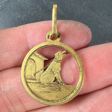Load image into Gallery viewer, French 18K Yellow Gold Dog House Charm Pendant