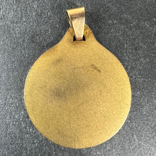 Load image into Gallery viewer, French Virgin Mary 18K Yellow Gold Medal Pendant