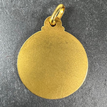 Load image into Gallery viewer, Vintage French Virgin Mary 18K Yellow Gold Sunburst Medal Pendant