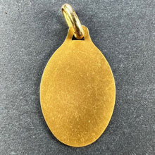 Load image into Gallery viewer, French Augis Virgin Mary 18K Yellow Gold Medal Pendant