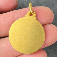 Load image into Gallery viewer, Vintage French Virgin Mary 18K Yellow Gold Sunburst Medal Pendant