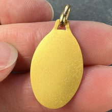 Load image into Gallery viewer, French Augis Virgin Mary 18K Yellow Gold Medal Pendant