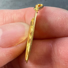 Load image into Gallery viewer, French Augis Virgin Mary 18K Yellow Gold Religious Medal Pendant