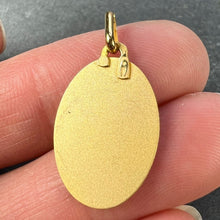 Load image into Gallery viewer, French Augis Virgin Mary 18K Yellow Gold Religious Medal Pendant