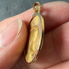 Load image into Gallery viewer, Vintage French Virgin Mary 18K Yellow Rose Gold Sunburst Medal Pendant