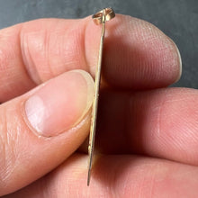 Load image into Gallery viewer, French First Communion 18K Yellow Rose Gold Medal Charm Pendant