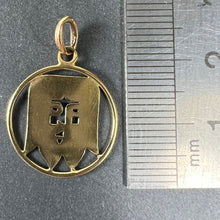 Load image into Gallery viewer, French Jesus Christ 18K Yellow Gold Charm Pendant