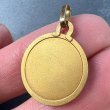 Load image into Gallery viewer, French Perroud Pagdi 18K Yellow Gold Virgin Mary Medal Pendant