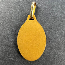 Load image into Gallery viewer, French Augis Virgin Mary 18K Yellow Gold Religious Medal Pendant