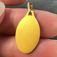 Load image into Gallery viewer, French Augis Virgin Mary 18K Yellow Gold Religious Medal Pendant