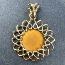 Load image into Gallery viewer, French Virgin Mary 18K Yellow Gold Religious Medal Pendant