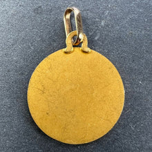 Load image into Gallery viewer, French Dropsy Perroud Virgin Mary 18K Yellow Gold Medal Pendant