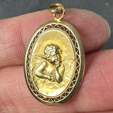 Load image into Gallery viewer, French Raphael’s Cherub 18K Yellow Gold Charm Pendant