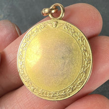 Load image into Gallery viewer, French Dropsy 18K Yellow Gold Madonna and Child Alma Mater Medal Pendant
