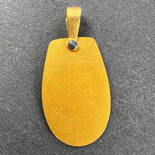 Load image into Gallery viewer, French Augis Virgin Mary 18K Yellow Gold Diamond Religious Medal Pendant