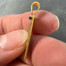 Load image into Gallery viewer, French Augis Virgin Mary 18K Yellow Gold Diamond Religious Medal Pendant