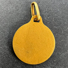 Load image into Gallery viewer, French Augis Lasserre Virgin Mary 18K Yellow Gold Medal Pendant