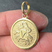 Load image into Gallery viewer, Cancer Starsign Zodiac 18K Yellow Gold Charm Medal Pendant