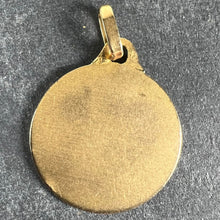 Load image into Gallery viewer, Vintage French Saint Christopher 18K Yellow Gold Charm Pendant Medal